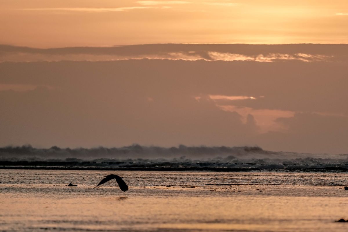 G-Land atau Pantai Plengkung Banyuwangi, Jawa Timur.