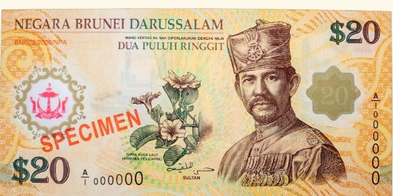 Mata uang negara ASEAN dollar Brunei.