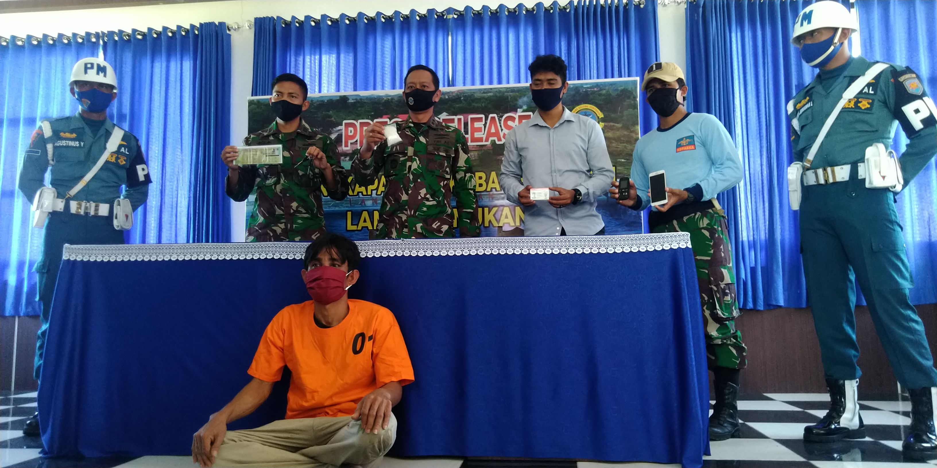 Bawa Sabu 50 Gram, Pria Ini Ditangkap Pasukan Elit TNI AL, Diduga Kurir Napi Lapas Nunukan