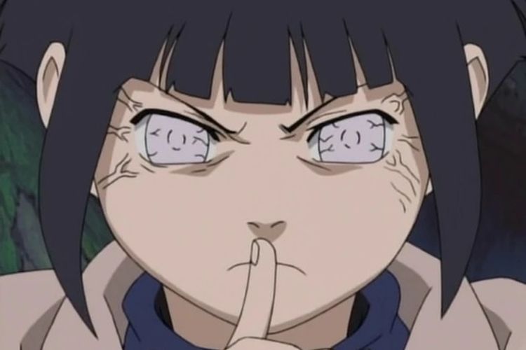 Salah satu karakter dengan mata Byakugan di anime Naruto.