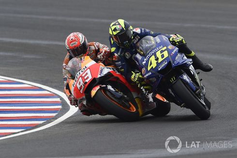 Komparasi Rekor Marquez dengan Rossi