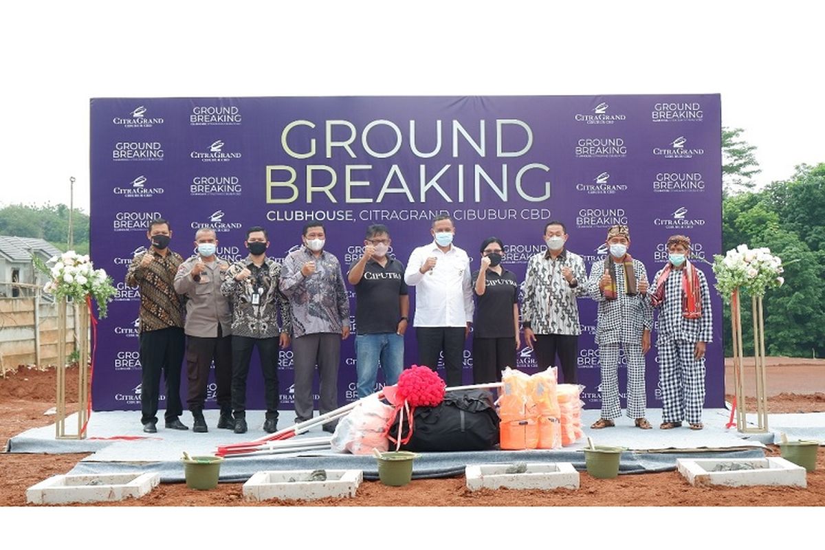 Groundbreaking Clubhouse CitraGrand Cibubur CBD dari Ciputra Group 