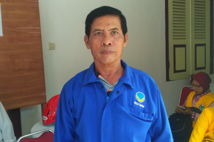 Prayitno yang berusia 63 tahun mengaku bersemangat mengikuti Pemilihan Legislatif sebagai caleg di Kota Kediri, Jawa Timur dari Partai Nasdem.