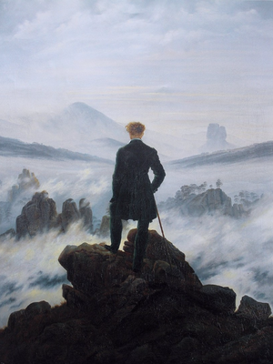 Wanderer above the Sea of Fog (c. 1818) by Caspar David Friedrich