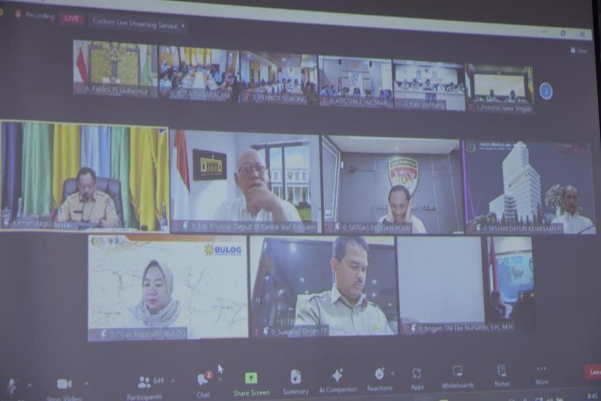 Badan Pusat Statistik (BPS) Provinsi Sumatera Selatan (Sumsel) merilis Berita Rilis Statistik (BRS) Pertumbuhan Ekonomi Sumsel Triwulan IV Tahun 2023 di Kantor BPS Sumsel, Palembang, Sumsel, Senin (5/2/2024).