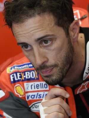 Pebalap tim Ducati, Andrea Dovizioso, saat sesi kualifikasi MotoGP Americas di Circuit of the Americas, Austin, AS, Minggu (22/4/2018) dini hari WIB.