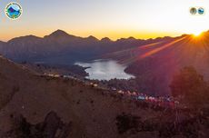 Pencarian WN Rusia Diduga Hilang di Gunung Rinjani Pakai Drone