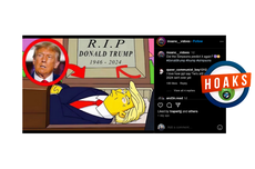 INFOGRAFIK: Tidak Benar The Simpsons Prediksi Penembakan Donald Trump