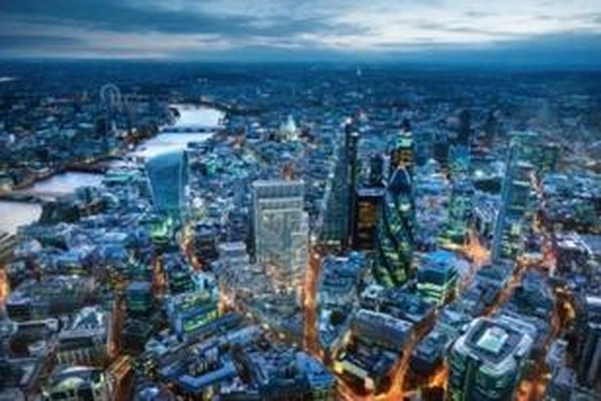 Quarter Smithfield yang terdiri atas sejumlah gedung perkantoran dengan desain neo gothic.