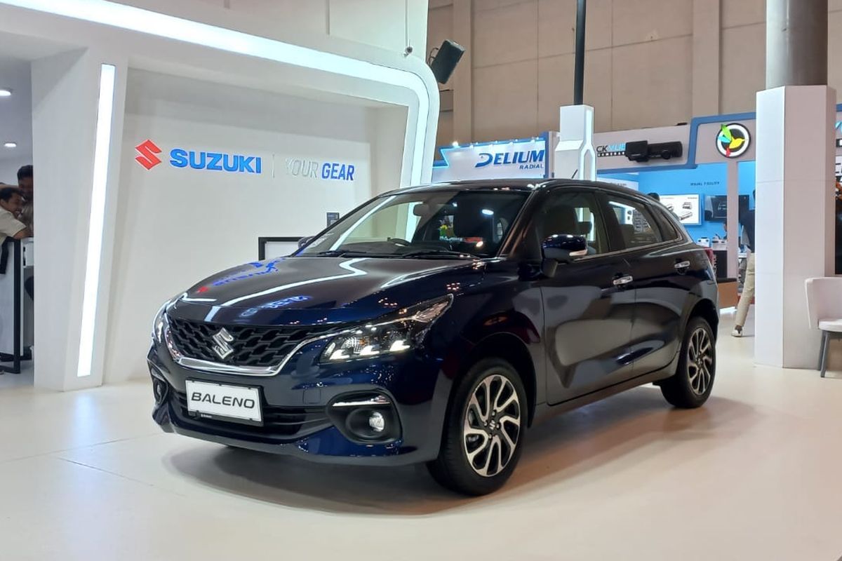 Suzuki Baleno Hatchback di Gaikindo Jakarta Auto Week (GJAW) 2024