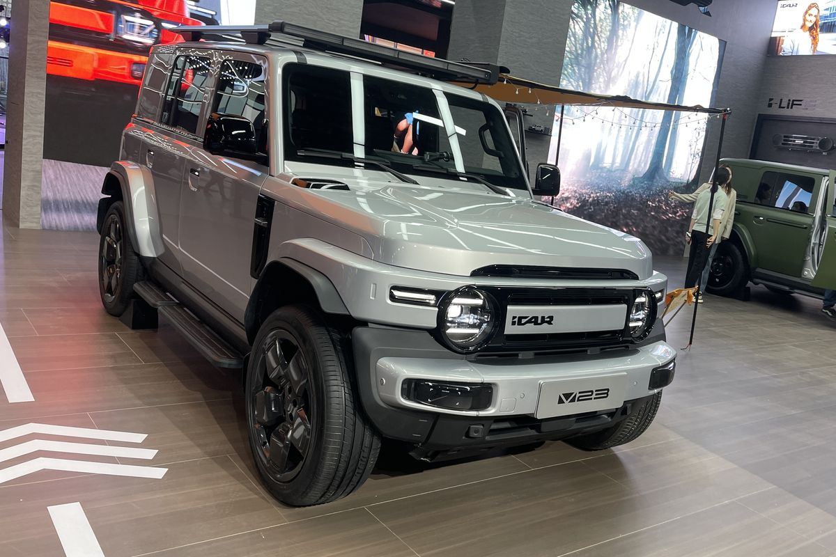 Penampakan iCar V23 yang akan masuk Indonesia dibawah Jaecoo