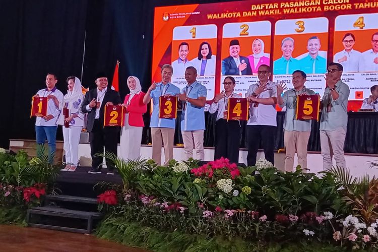 Daftar Kandidat Calon Wali Kota Bogor di Pilkada 2024