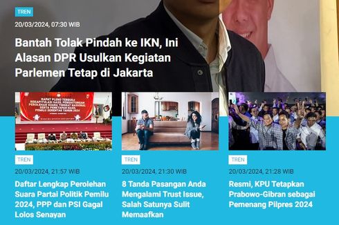 [POPULER TREN] KPU Tetapkan Prabowo-Gibran sebagai Pemenang Pilpres 2024 | Alasan DPR Usulkan Kegiatan Parlemen Tetap di Jakarta