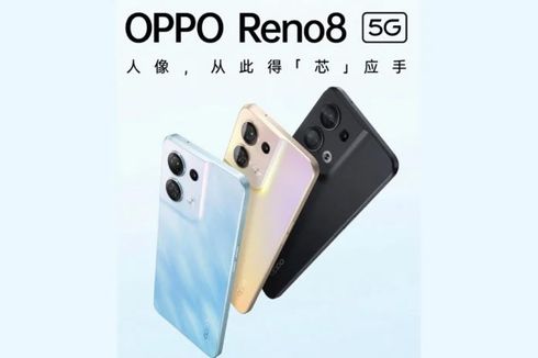 Oppo Reno 8, Reno 8 Pro, dan Reno 8 Pro+ Resmi Meluncur, Ini Harganya