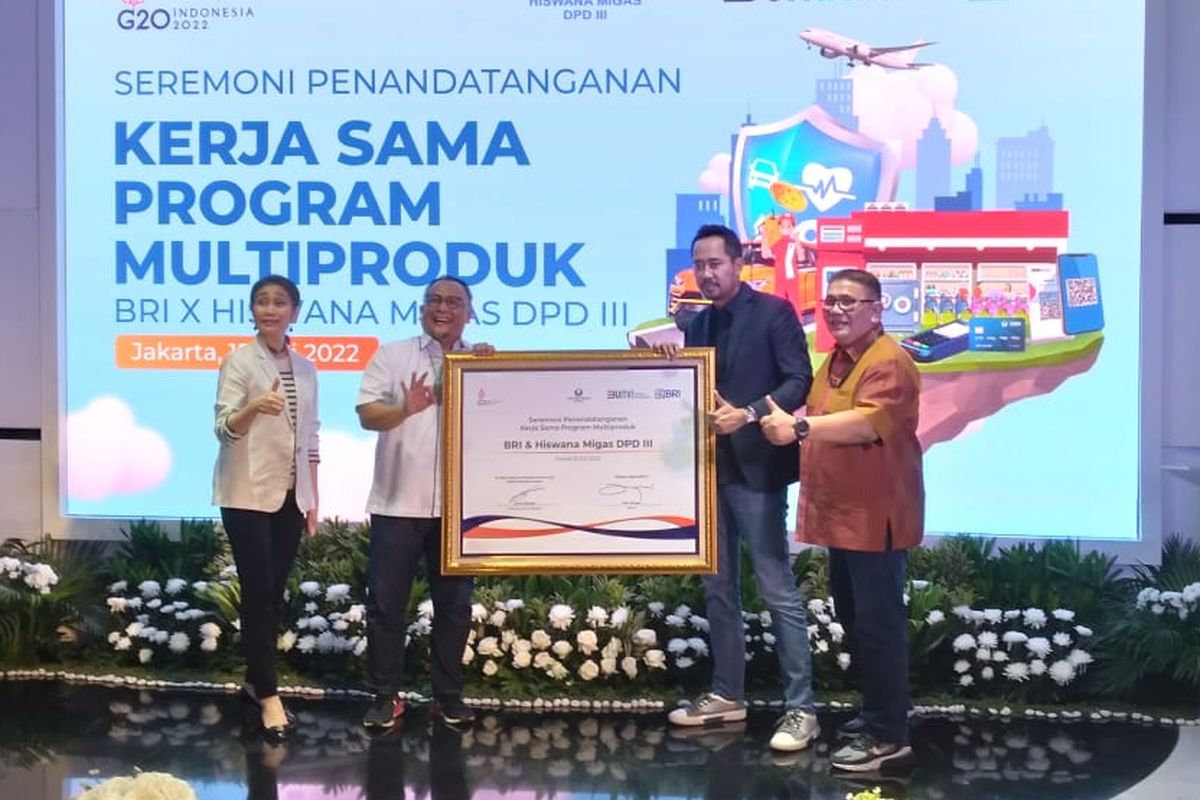 BRI teken kerja sama dengan Hiswana DPD III, Jakarta, Jumat (15/7/2022).