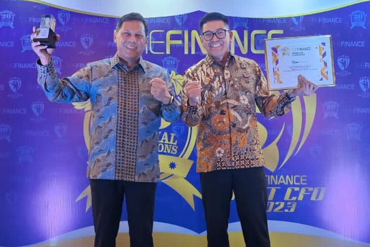 Penghargaan yang diraih BRI Insurance diselenggarakan oleh The Finance di Kempinski Jakarta Pusat, pada Selasa (14/11/2023). 