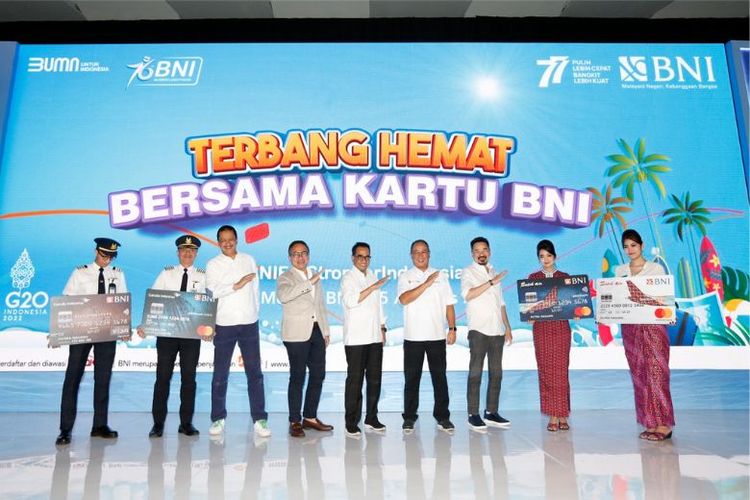 BNI bersama dengan Garuda Indonesia dan Lion Air mengadakan program terbang hemat 2022 