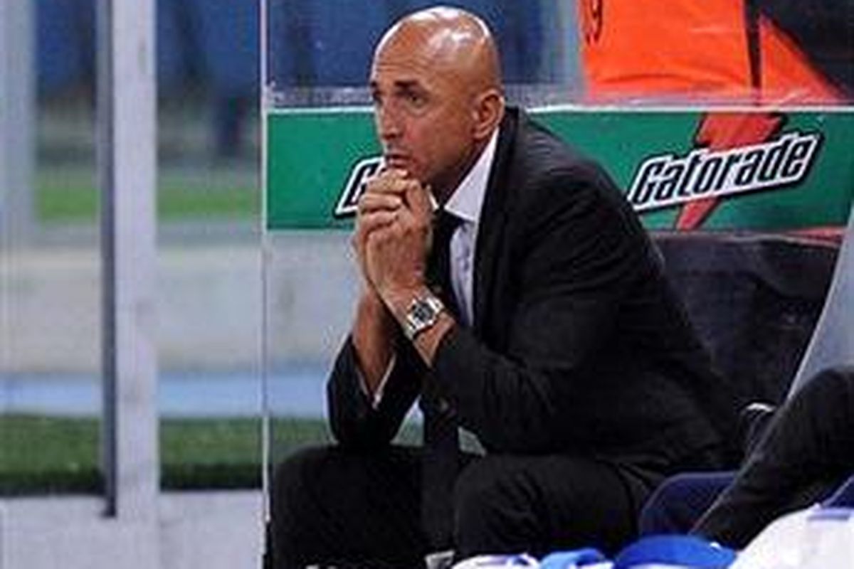 Pelatih AS Roma, Luciano Spalletti.