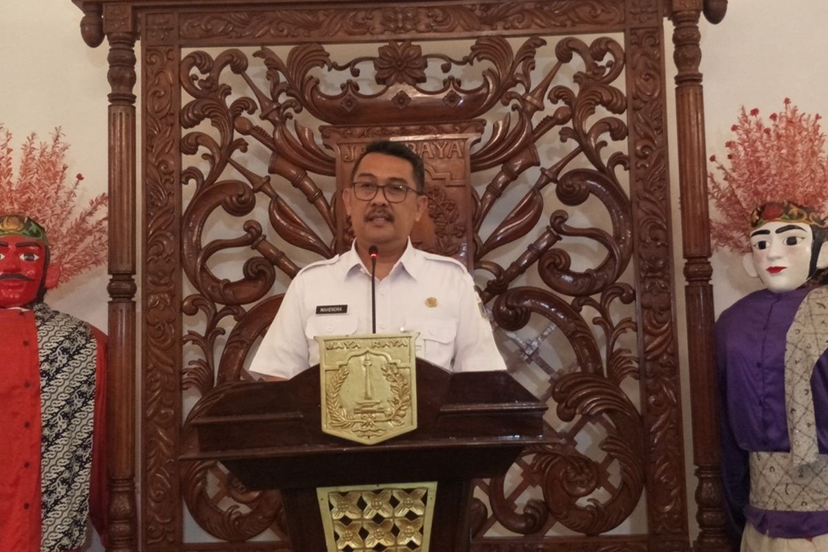 Kepala Badan Perencanaan Pembangunan Daerah (Bappeda) DKI Jakarta Sri Mahendra Satria Wirawan di Balai Kota DKI Jakarta, Rabu (30/10/2019)