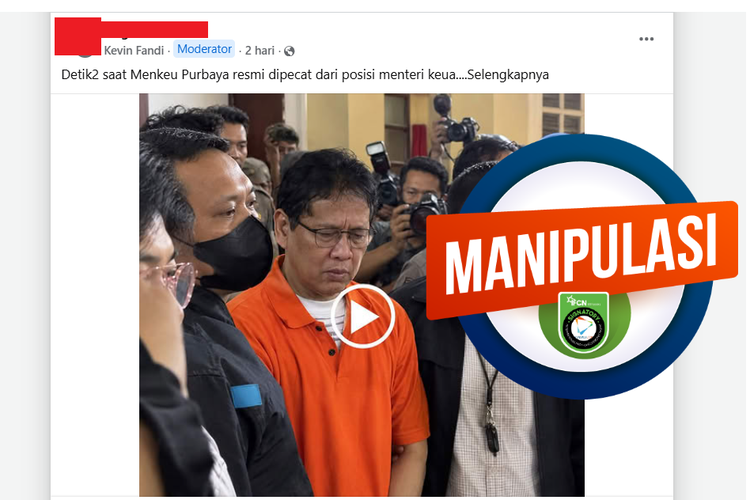 INFOGRAFIK: Hoaks Purbaya Pakai Baju Tahanan Berwarna Oranye, Cek Faktanya