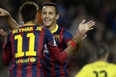 Gol Alexis Sanchez Bawa Barca Menangi Derbi Catalan