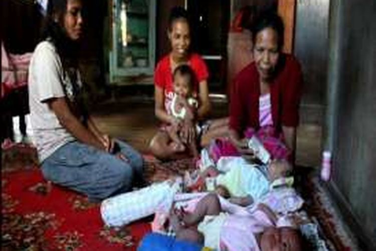 Annisa diduga miliki kembar dua sel telur dan dua sel sperma dalam satu rahim hingga ibu muda ini Melahirkan 2 bayi dalam 2 bulan,