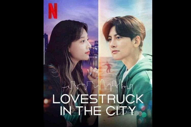 Poster drama Lovestruck in the City (2020) yang dibintangi Ji Chang Wook dan Kim Ji Won.