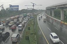 Lalu Lintas Tol Jakarta-Cikampek pada Senin Sore Terpantau Ramai Lancar