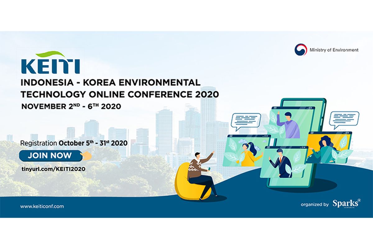 Banner KEITI Indonesia Korea Environmental Technology Online Conference 2020 