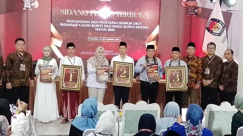 KPU Kendal Larang Paslon Pasang APK di Lokasi Tertentu, Mana Saja?