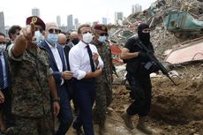 Kunjungi Lokasi Kejadian Ledakan Besar Lebanon, Presiden Perancis Jadi Sasaran Pelampiasan Emosi Warga 