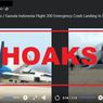 [HOAKS] Video Pesawat Garuda Indonesia Mendarat Darurat di Iran