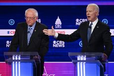 Pertarungan Capres Demokrat Mengerucut ke Joe Biden Vs Bernie Sanders