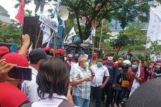 Demo Tolak Aturan Baru JHT, Buruh di Jateng Ditemui Anggota DPRD