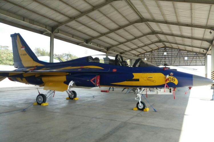 Ilustrasi pesawat tempur jenis T-50i Golden Eagle