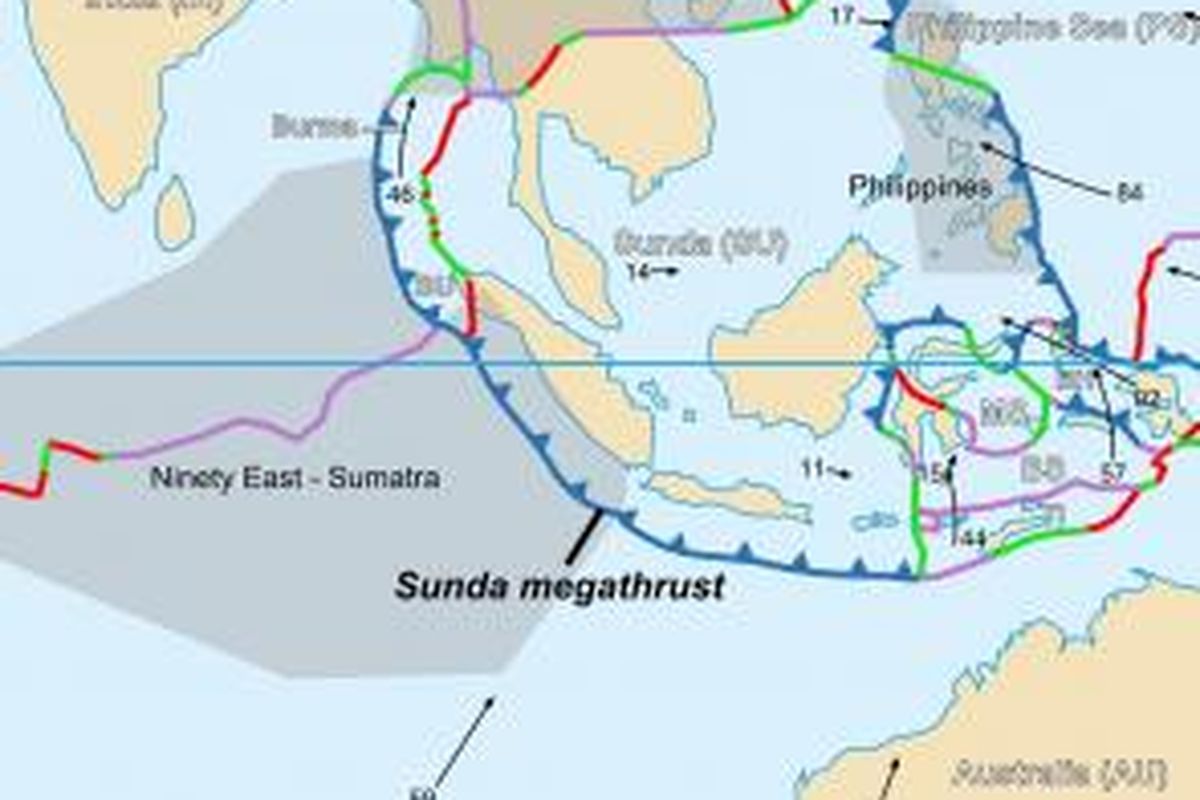 Setting lempeng tektonik Sunda Megathrust