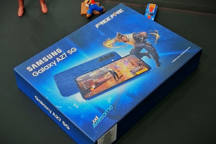 Video Unboxing Samsung Galaxy A27 5G Edisi Free Fire, Dapat Jersey dan 720 Diamond
