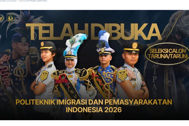 Syarat Sekolah Kedinasan Poltekimipas 2026, Pendaftar Tidak Boleh Pakai Kacamata atau Softlens