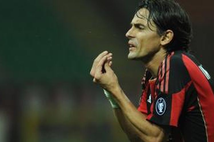 Mantan penyerang AC Milan Filippo Inzaghi