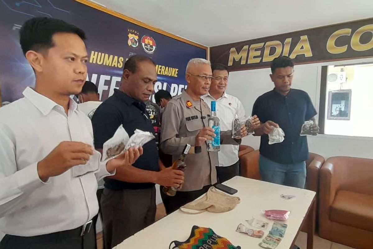  Tiga Pelajar Edarkan Ganja di Merauke, Suplai dari WN Papua Nugini