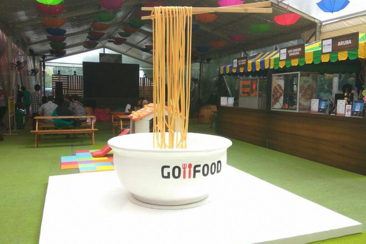 Go-Food Festival di Pasaraya Blok M.