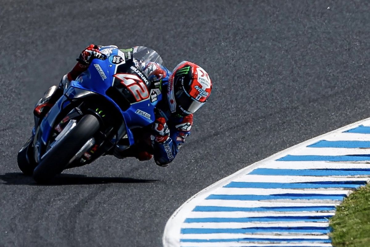 Pebalap Suzuki Ecstar Alex Rins 