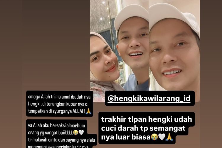 Aisyahrani Sebut Hengki Kawilarang Sempat Cuci Darah sebelum Meninggal