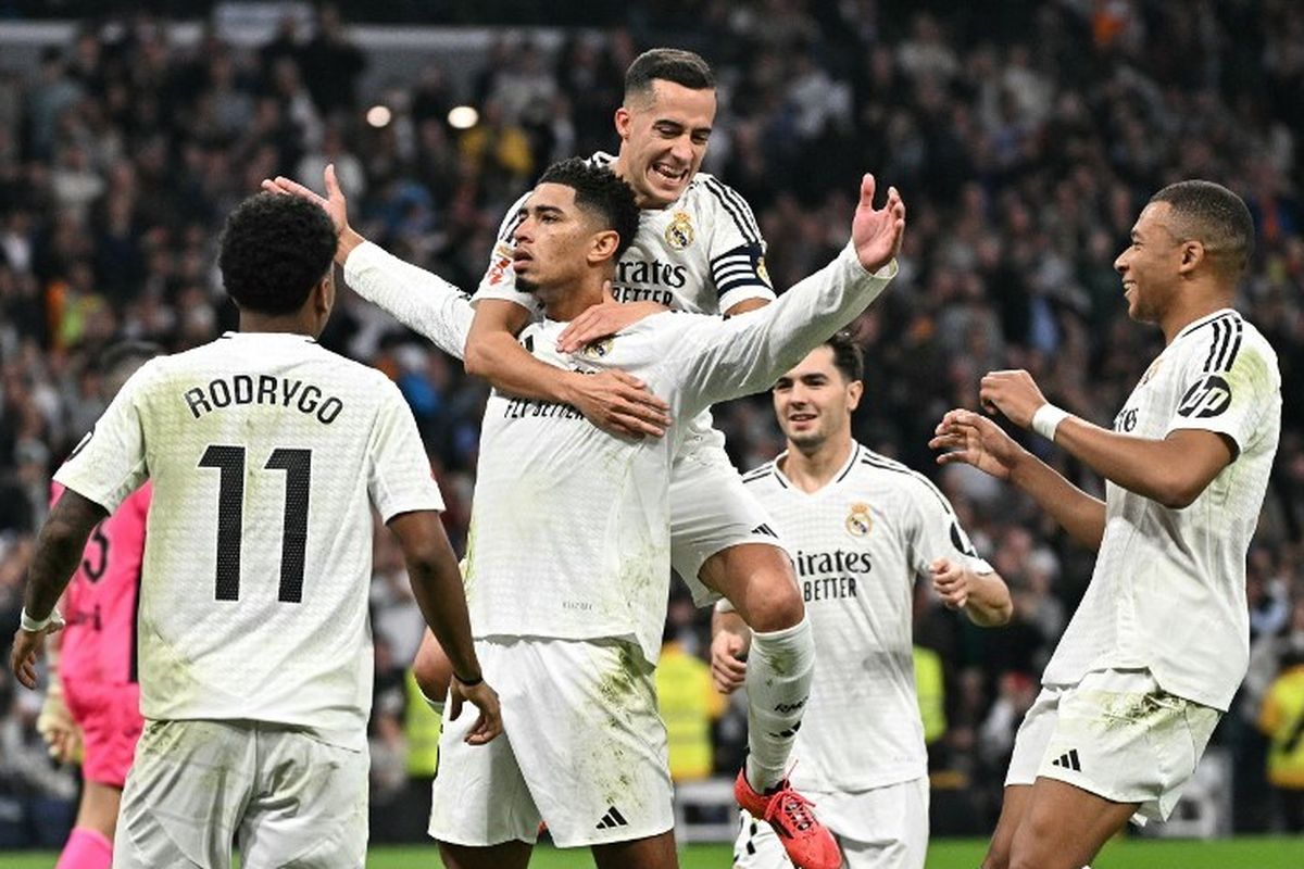 Hasil Real Madrid Vs Getafe 2-0, Mbappe Bikin Gol, Los Blancos Tempel Barcelona