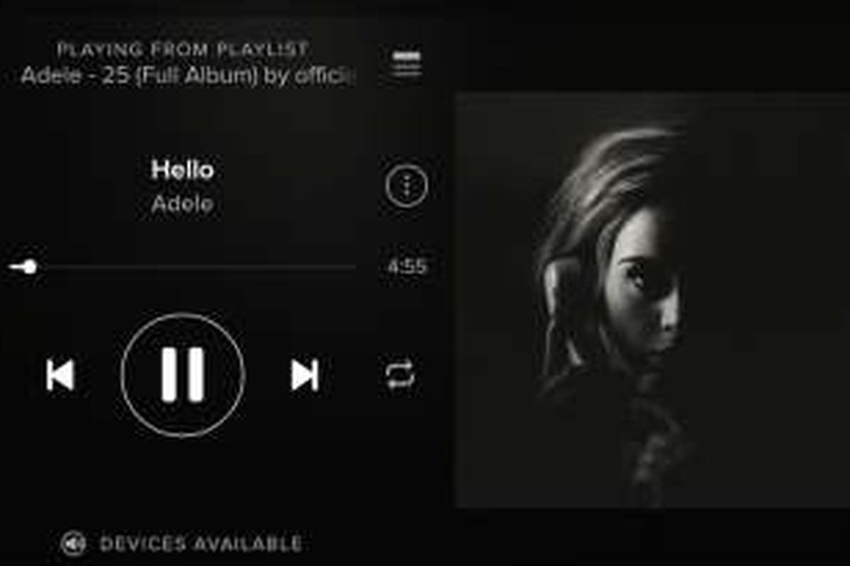 Album Adele di Spotify