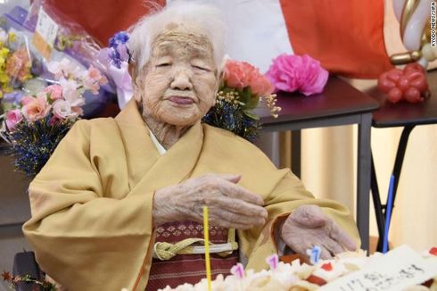 Kane Tanaka, Manusia Tertua di Dunia Rayakan Ulang Tahun Ke-118