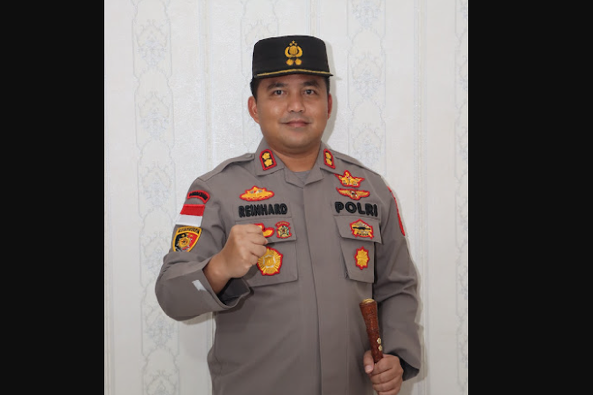 Potret Kapolres Dairi AKBP Reinhard H. Nainggolan.