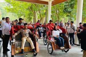 Cerita di Balik Becak Listrik Gratis Prabowo, Didesain Sendiri oleh Presiden