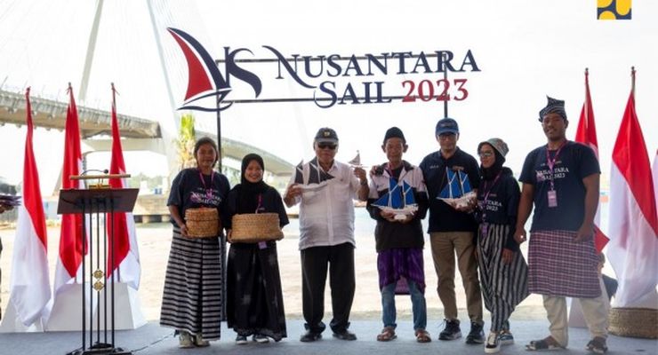 Pelayar Nusantara Sail Tiba di IKN, Disambut Basuki dan Budi Karya