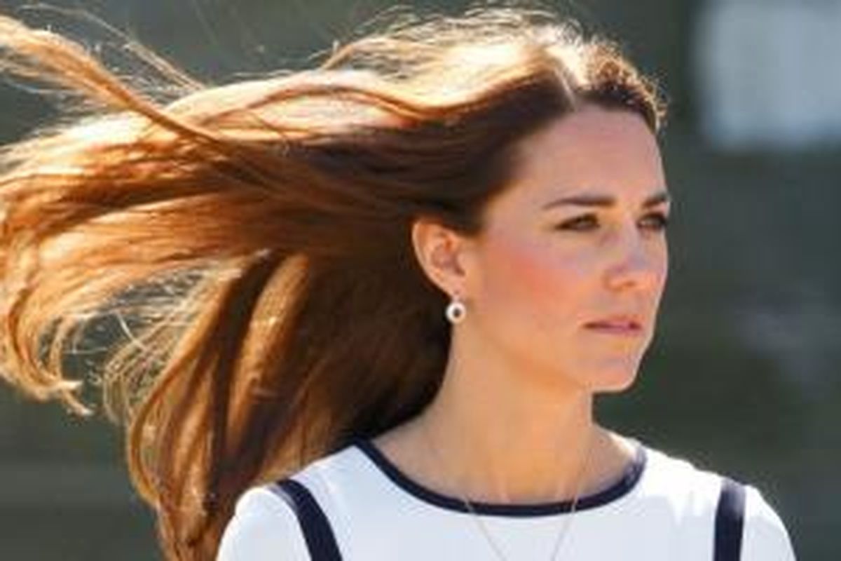 Rambut Kate Middleton yang panjang, tebal, dan selalu tertata menawan dibilang 